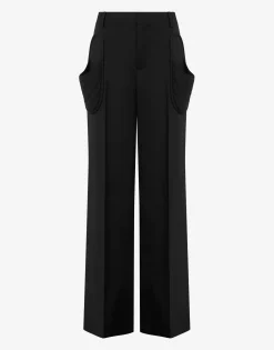 Moschino Wool Canvas Trousers Slippers