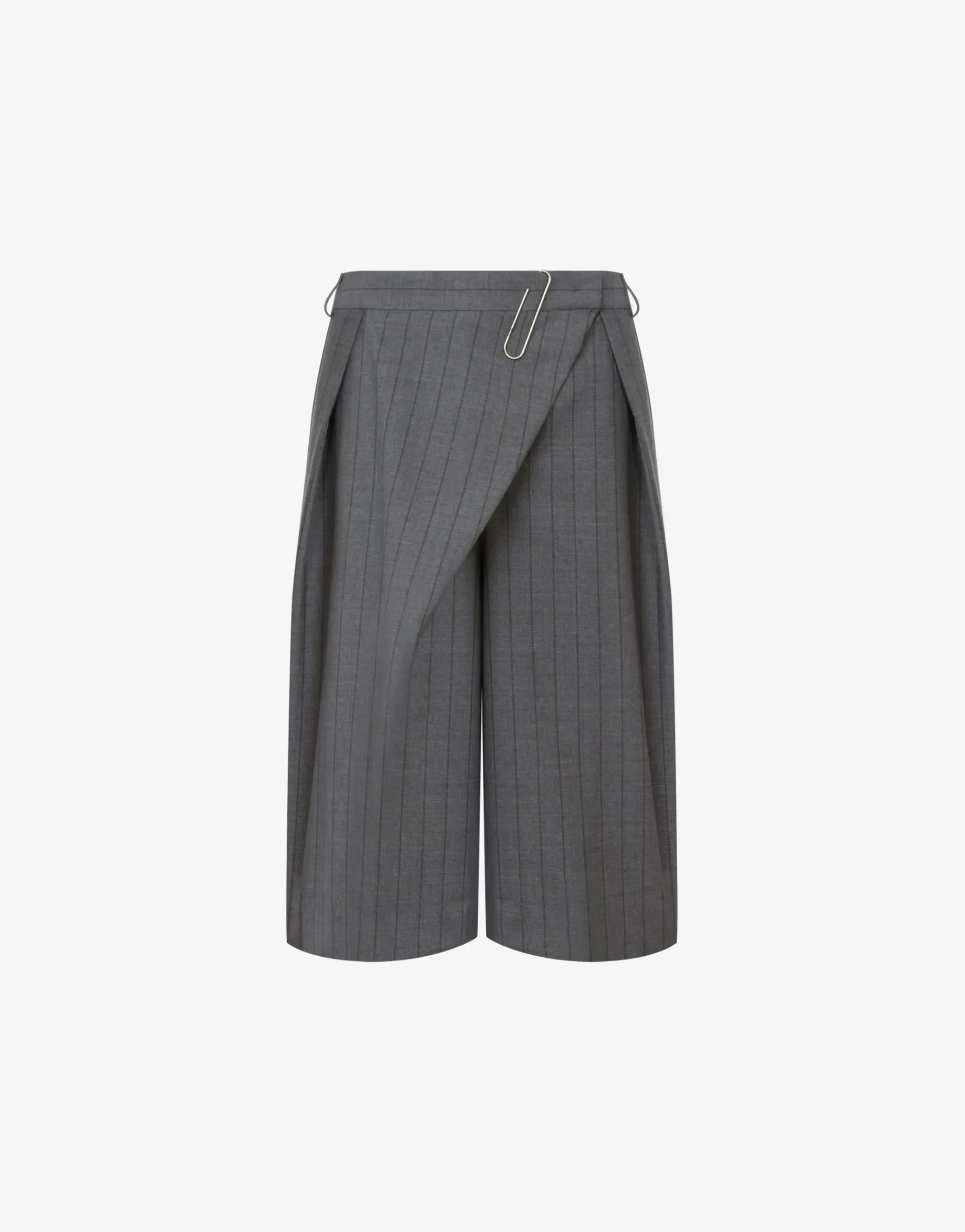Moschino Wool Pinstripe Bermuda Shorts Office Inspiration