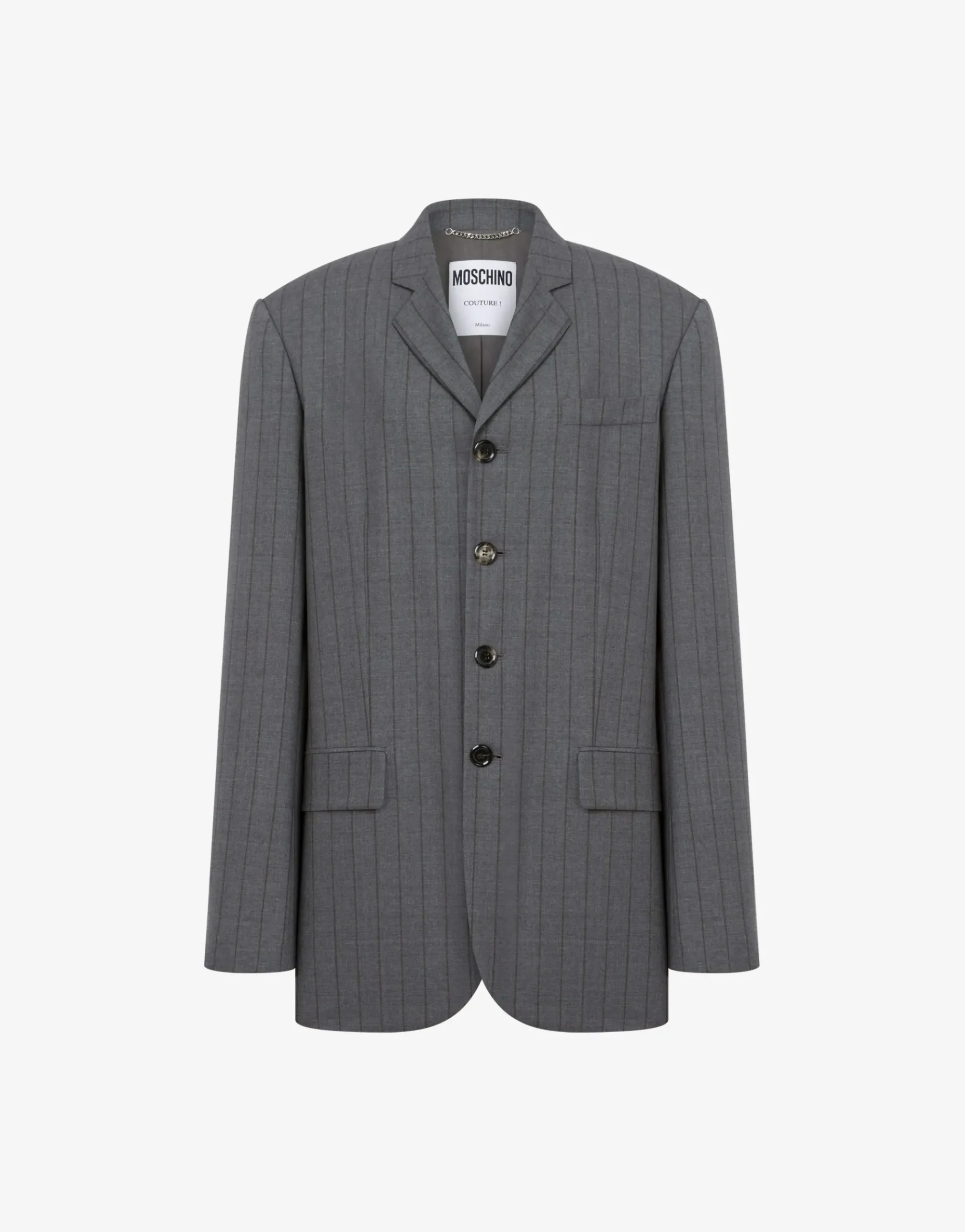 Moschino Wool Pinstripe Jacket