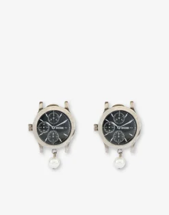Moschino Wristwatch Metal Earrings