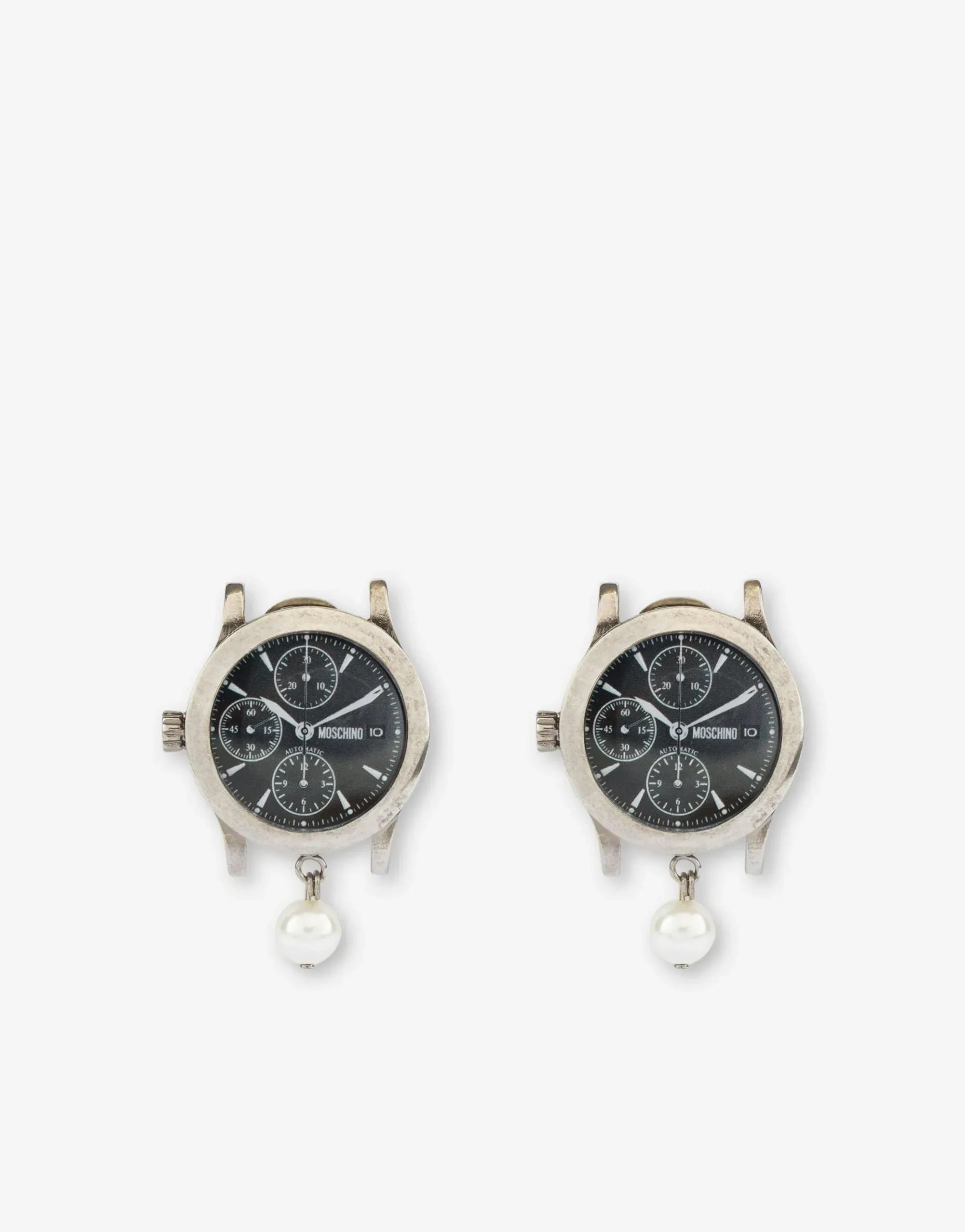 Moschino Wristwatch Metal Earrings